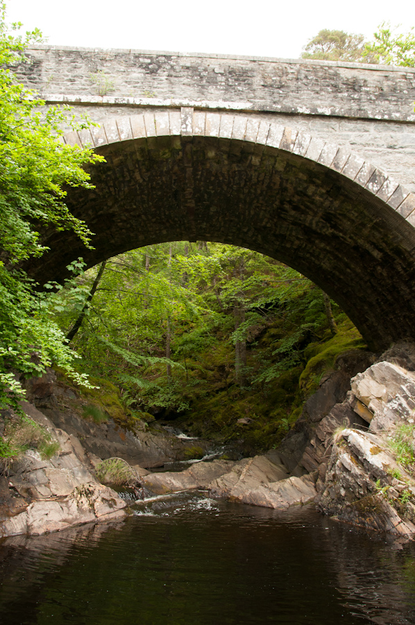 Invernauld Bridge over Allt Mor Burn